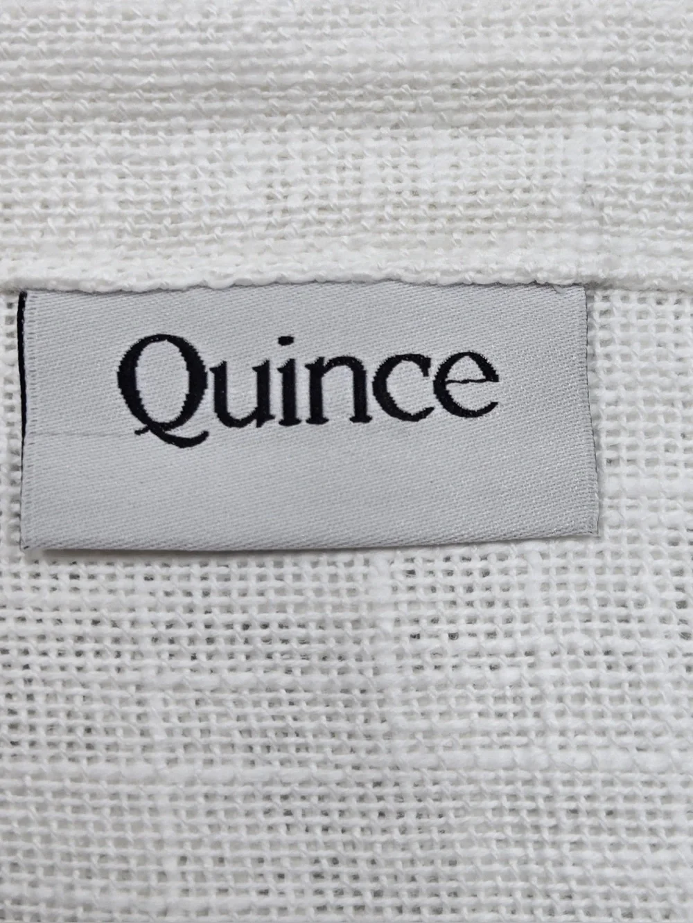 NWT QUINCE Set Of 4 48x84 Cotton Sheer Curtains White 0764